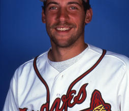 John Smotlz of the Atlanta Braves 1994. (Baseball HOF)