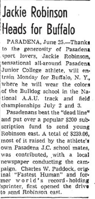 Jackie Robinson AAU track